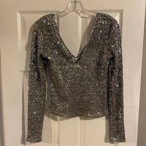 Sparkle sequin top